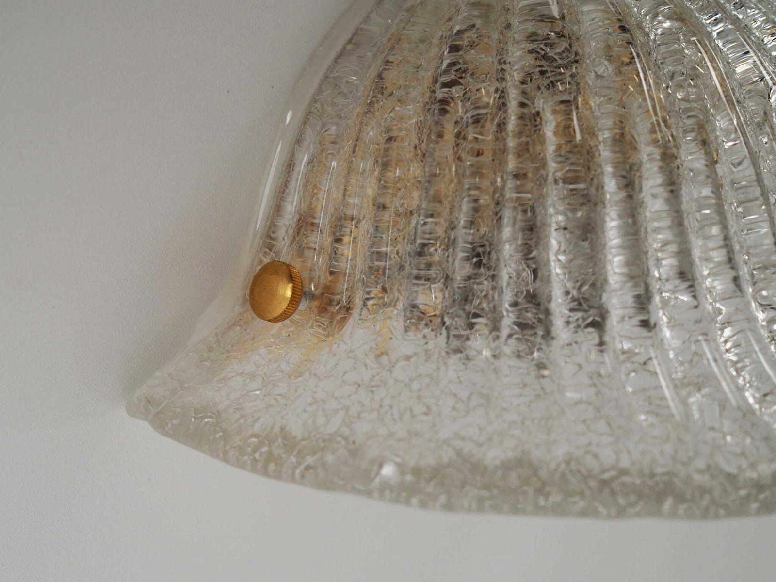 Wall Lamp, Murano Glass, Italian Design, 1970s, Manufacture: Italy photo vintage