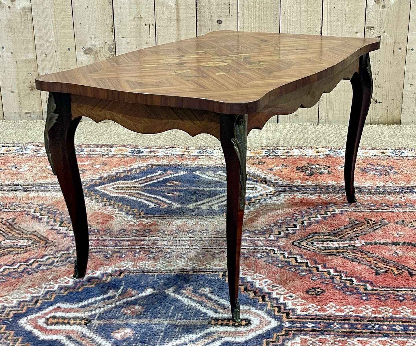 Louis XV Style Rosewood Coffee Table From The 1970s photo for sale