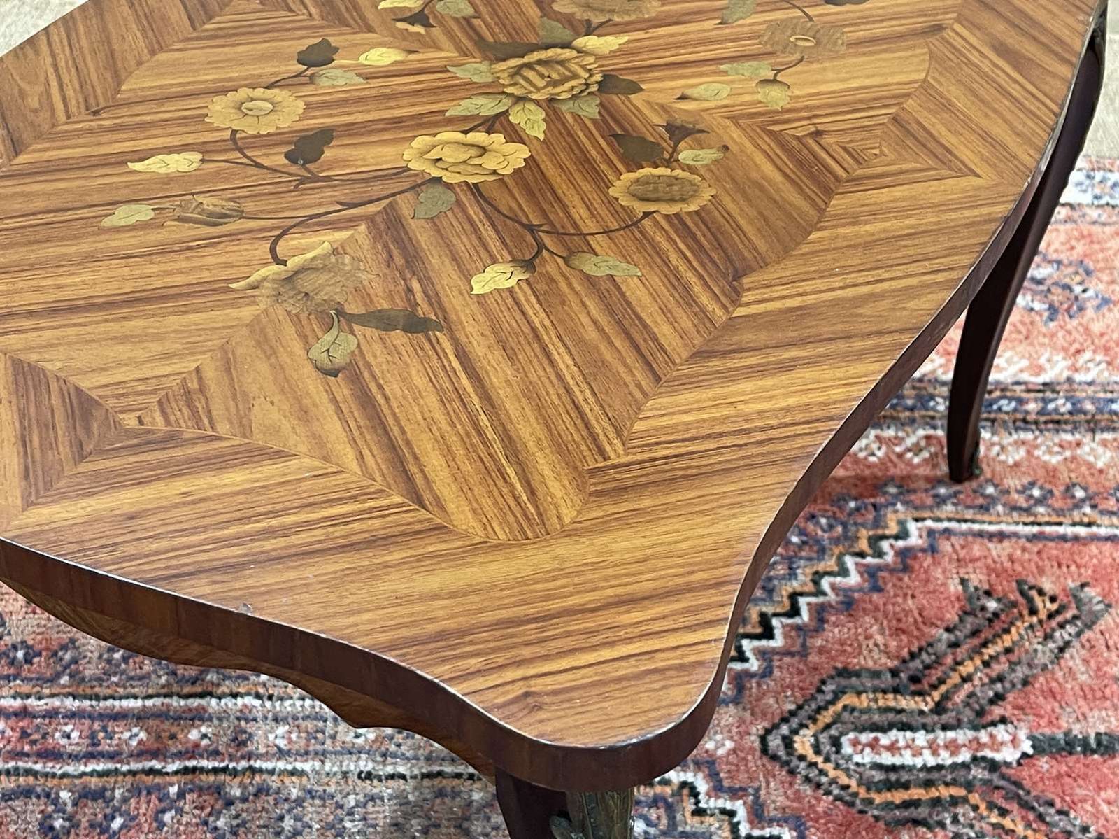 Louis XV Style Rosewood Coffee Table From The 1970s photo 499.0