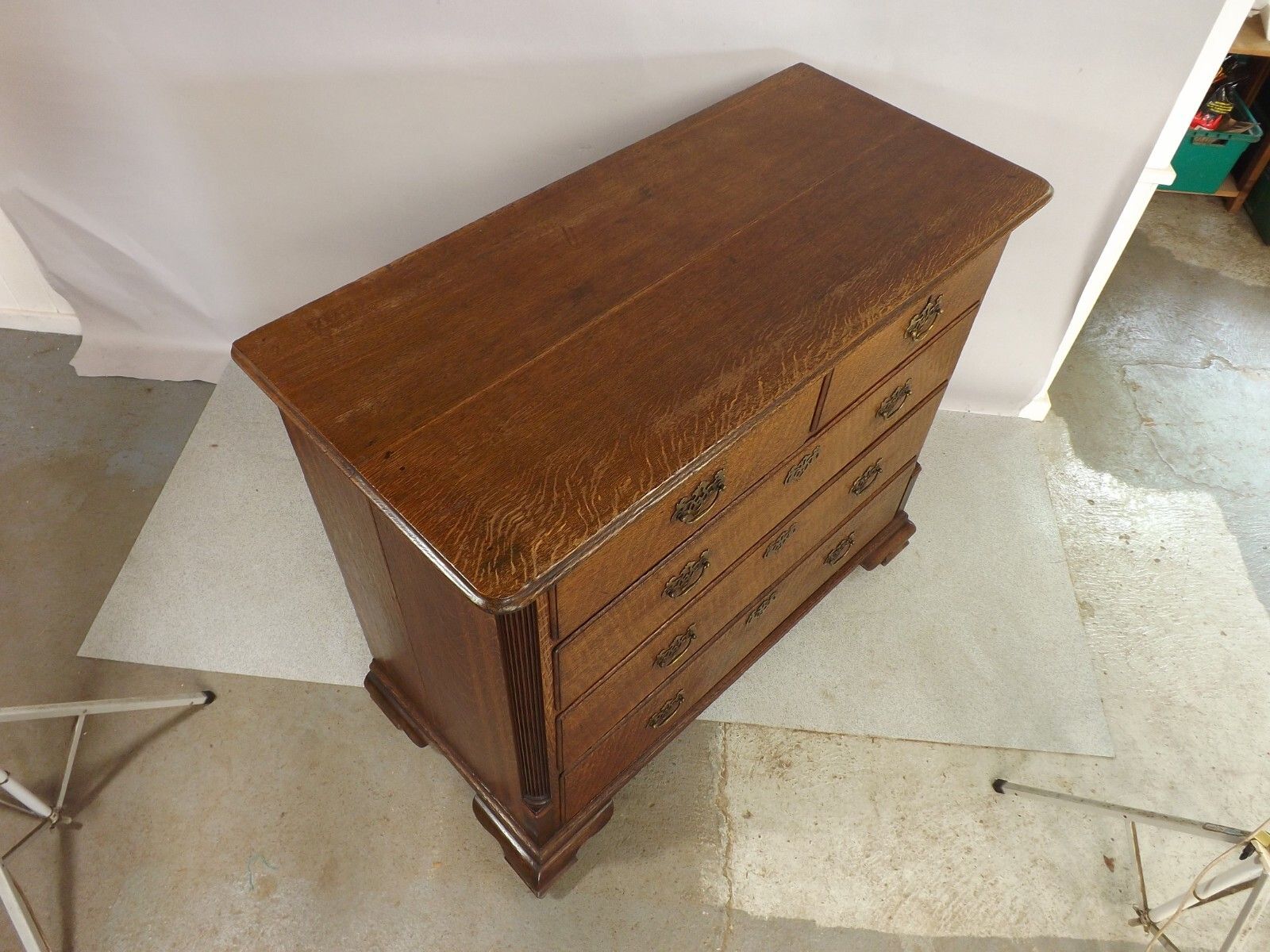 Chest Of Drawers (Delivery Available) Oak & Mahogany Antique photo 1750.0