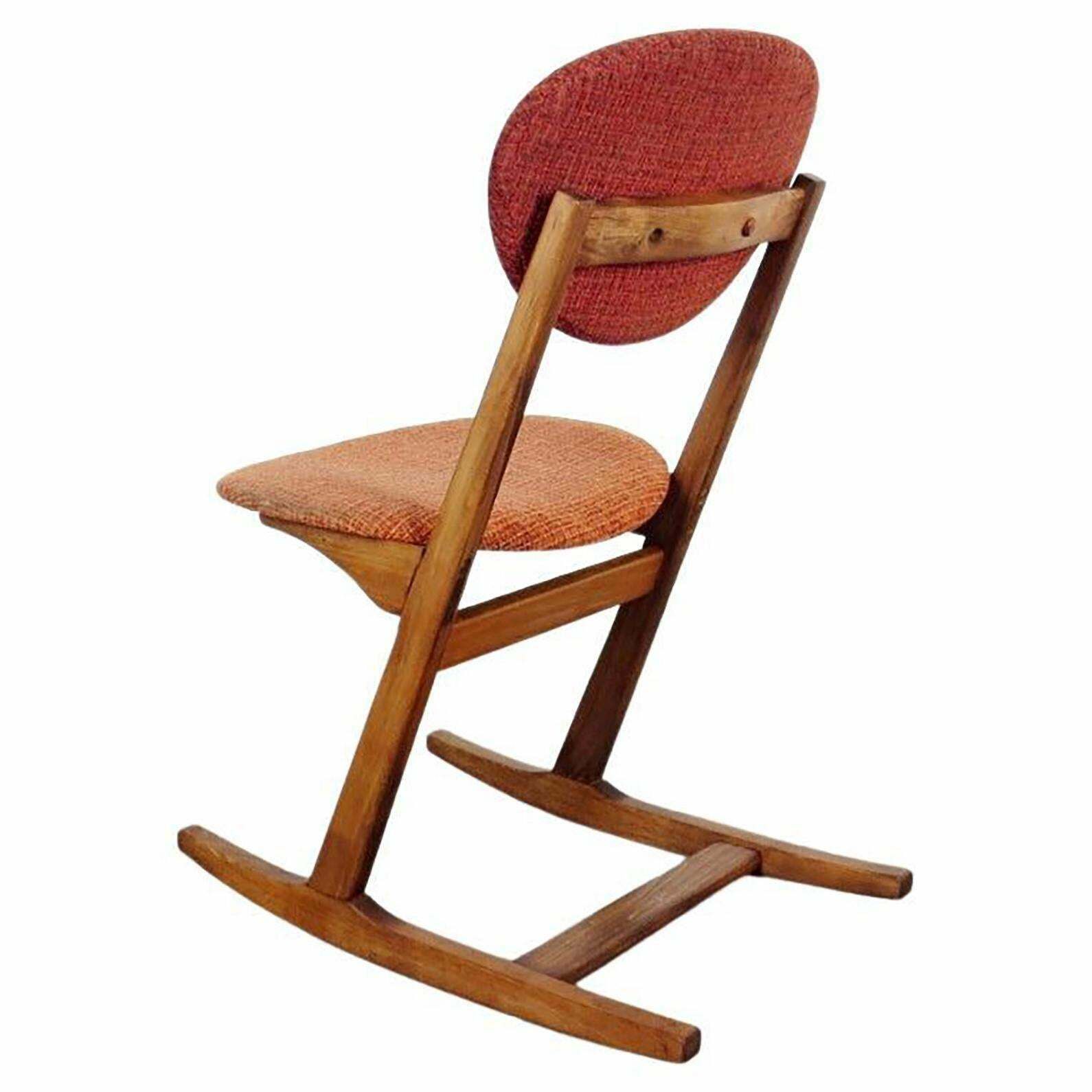 Unique Mid Century Modern Rocking Chairs, 1970s '4 Pieces' photo Furniture