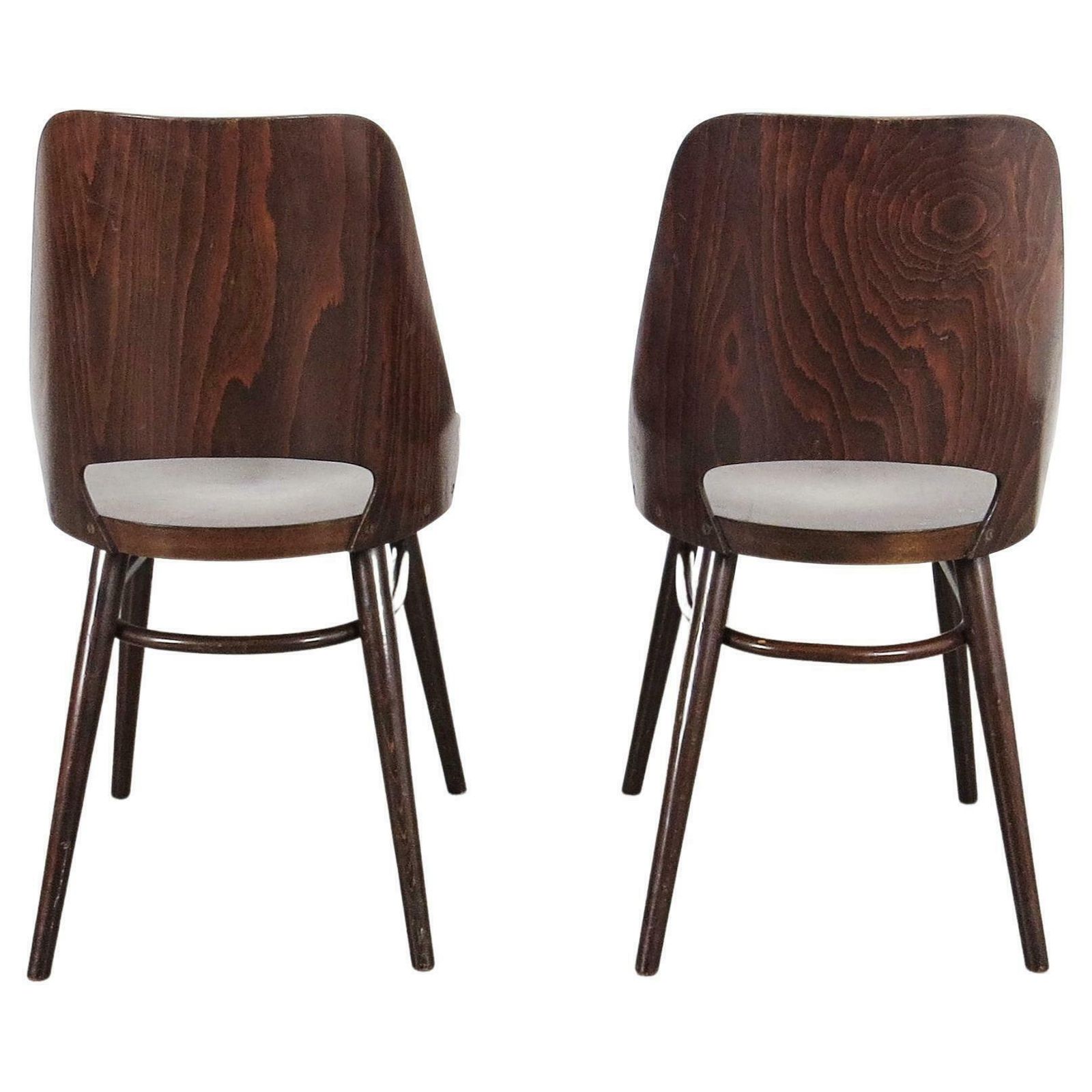 Ton Wooden Chairs In Pair, 1960s '2 Pieces' photo Furniture