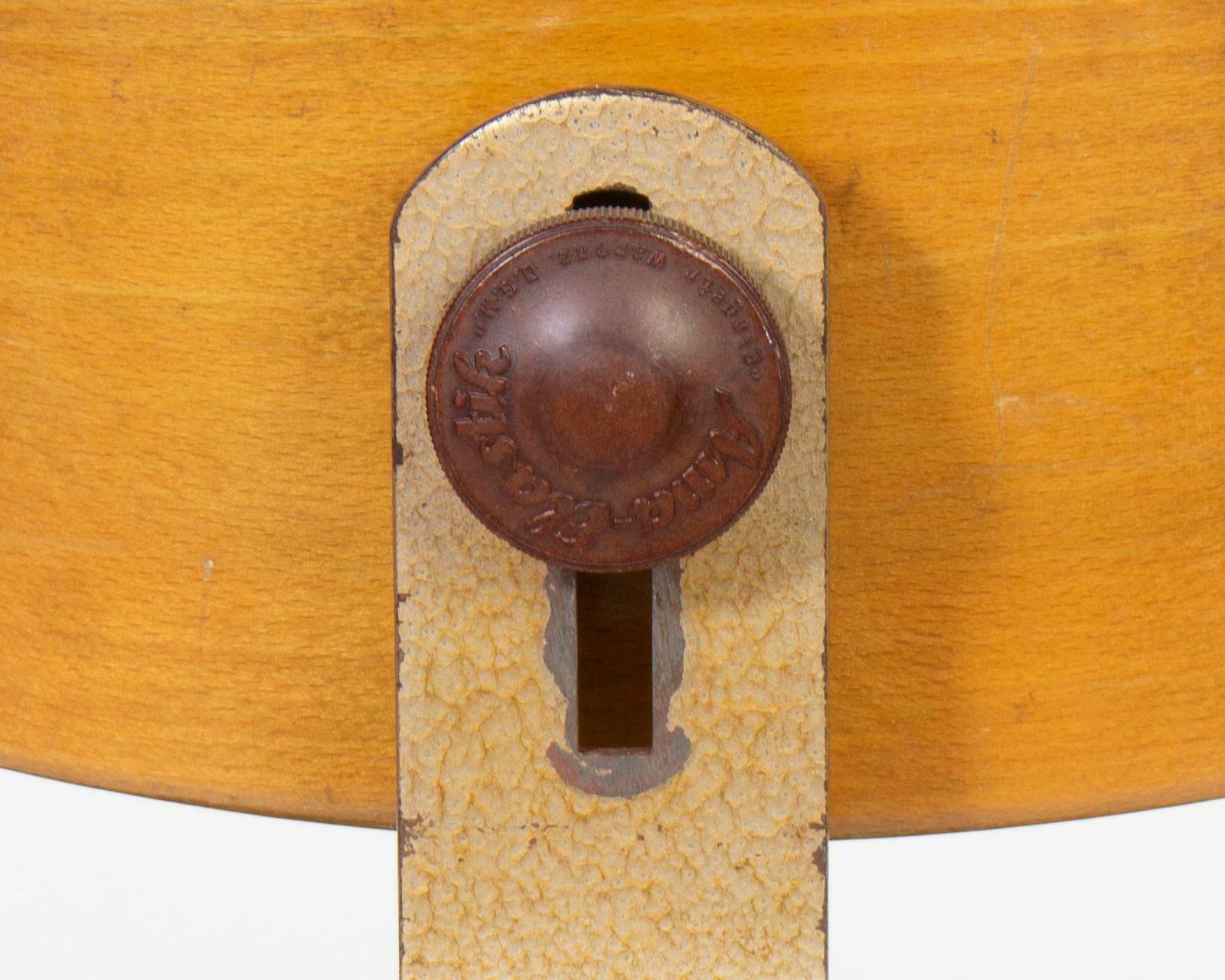 Bauhaus Ama Elastik Wooden Workshop Swivel Chair, Model No. 364 photo buy