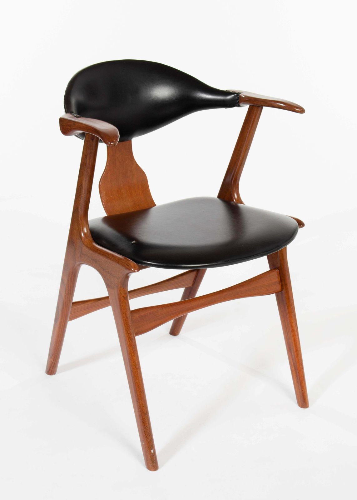 Louis Van Teeffelen Awa Holland Cow Horn Chairs, 1950s, '3 Pieces' photo Furniture