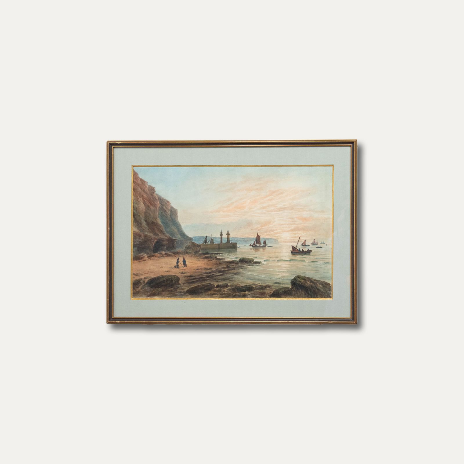 John Francis Branegan (1843 1909) Framed Watercolour, Inlet On The Scaur photo buy