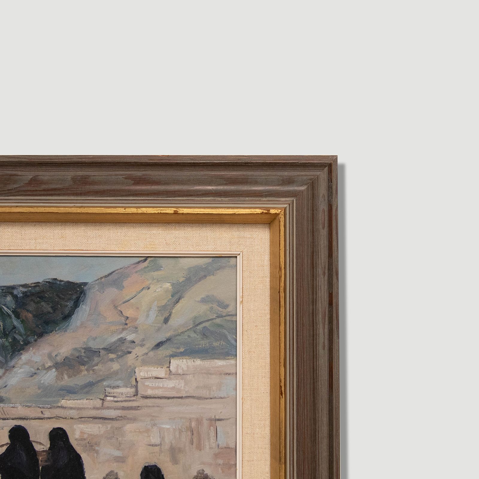 Magne Ohlqvist Mid 20th Century Oil, Convent In The Mountains photo Art