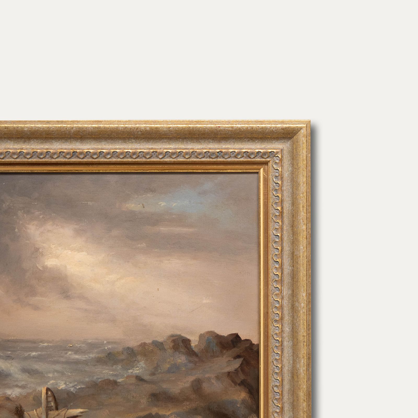 Late 19th Century Oil Stranded In The Storm photo 234.0