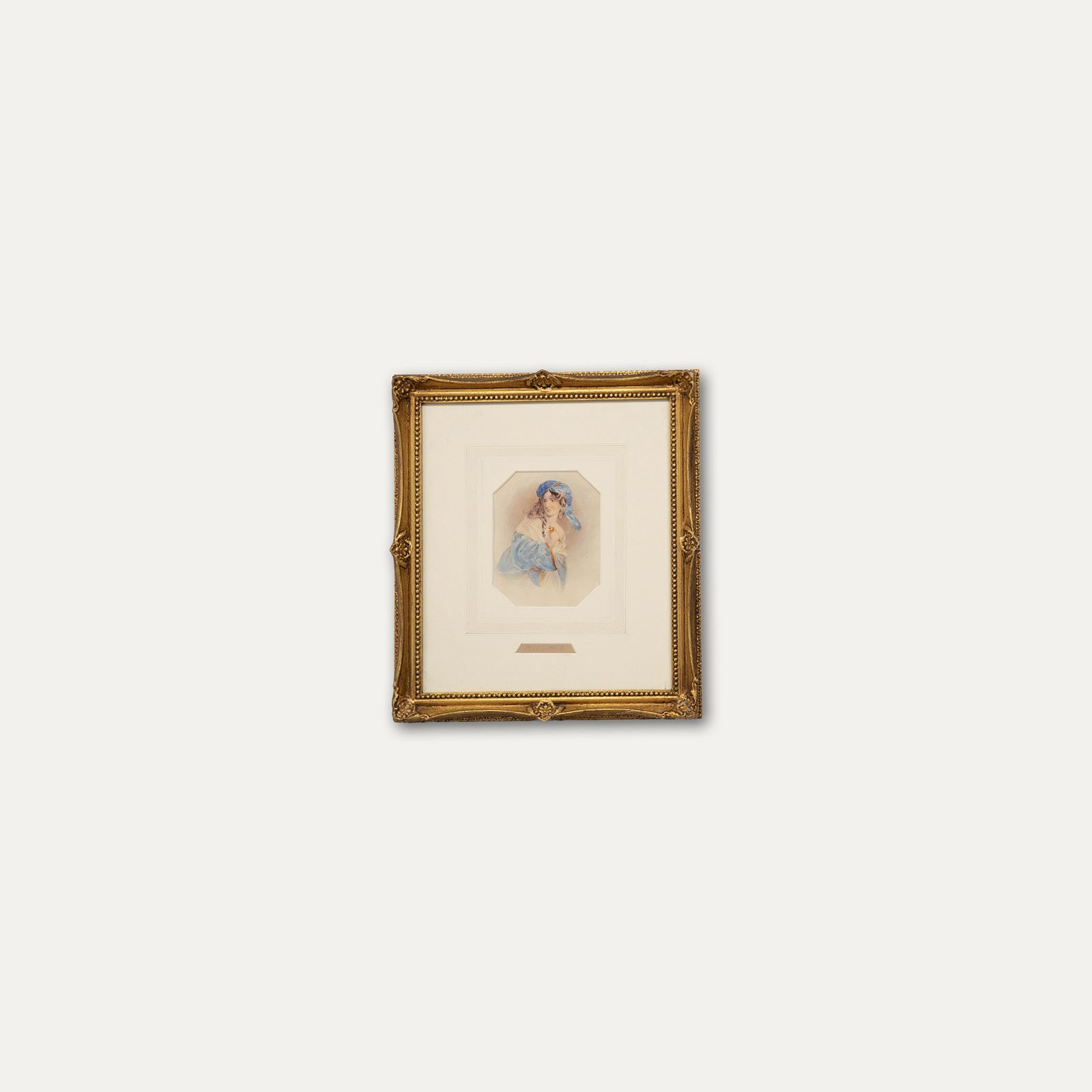 Alfred Edward Chalon Ra (1780 1860) 19th Century Watercolour, Lady With Dagger photo buy