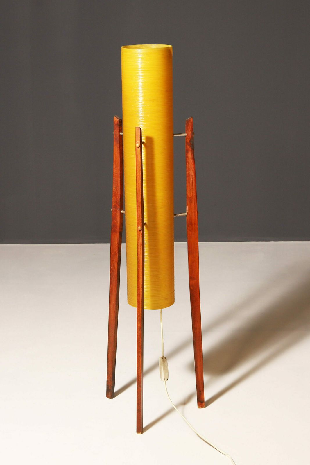 Midcentury Fibreglass Rocket Floor Lamp, 1960´S, Czechoslovakia
