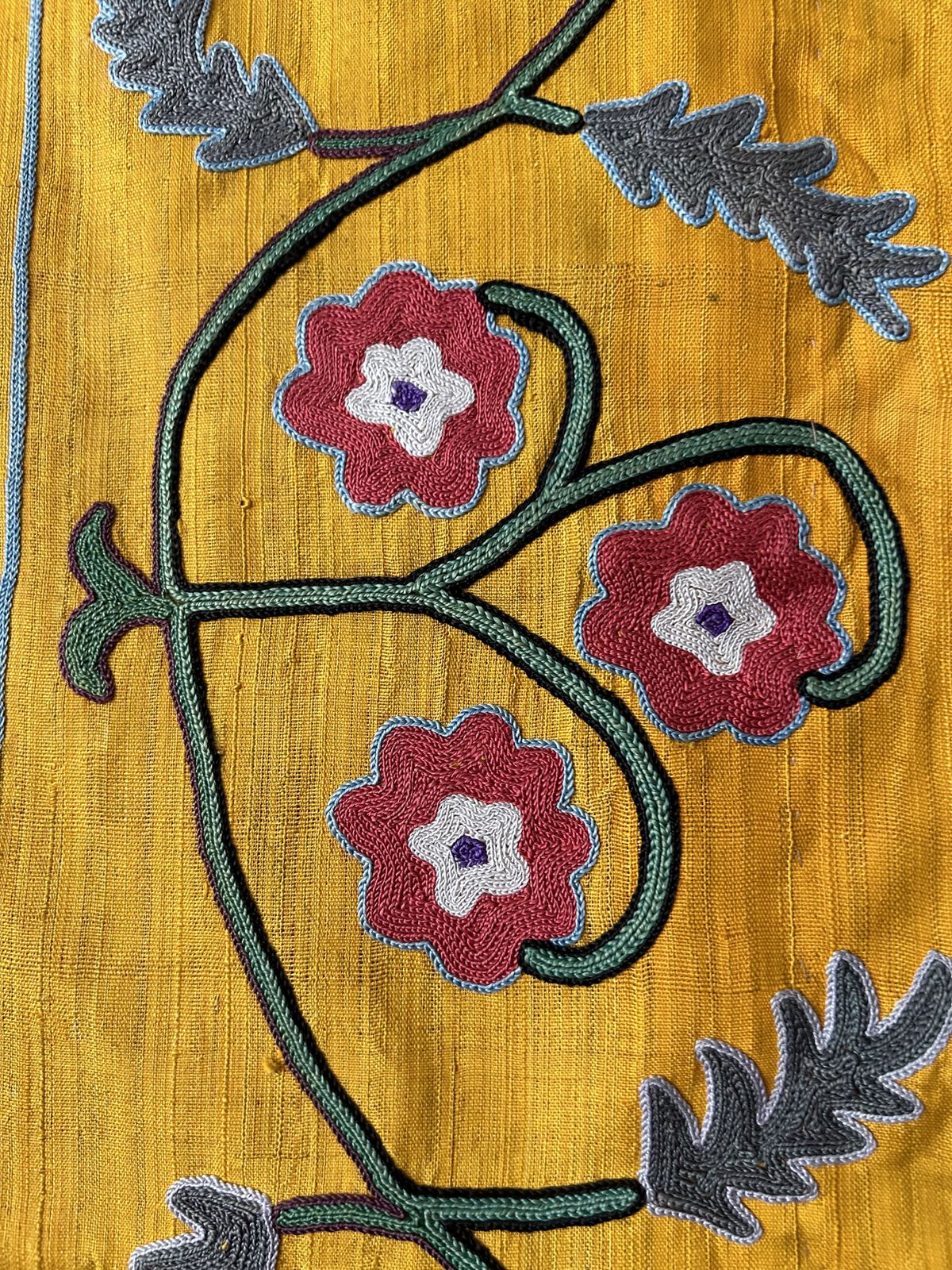 photo buy Lakai Nim Suzani, Uzbekistan Early 20th Century, 1.40m X 0.94m