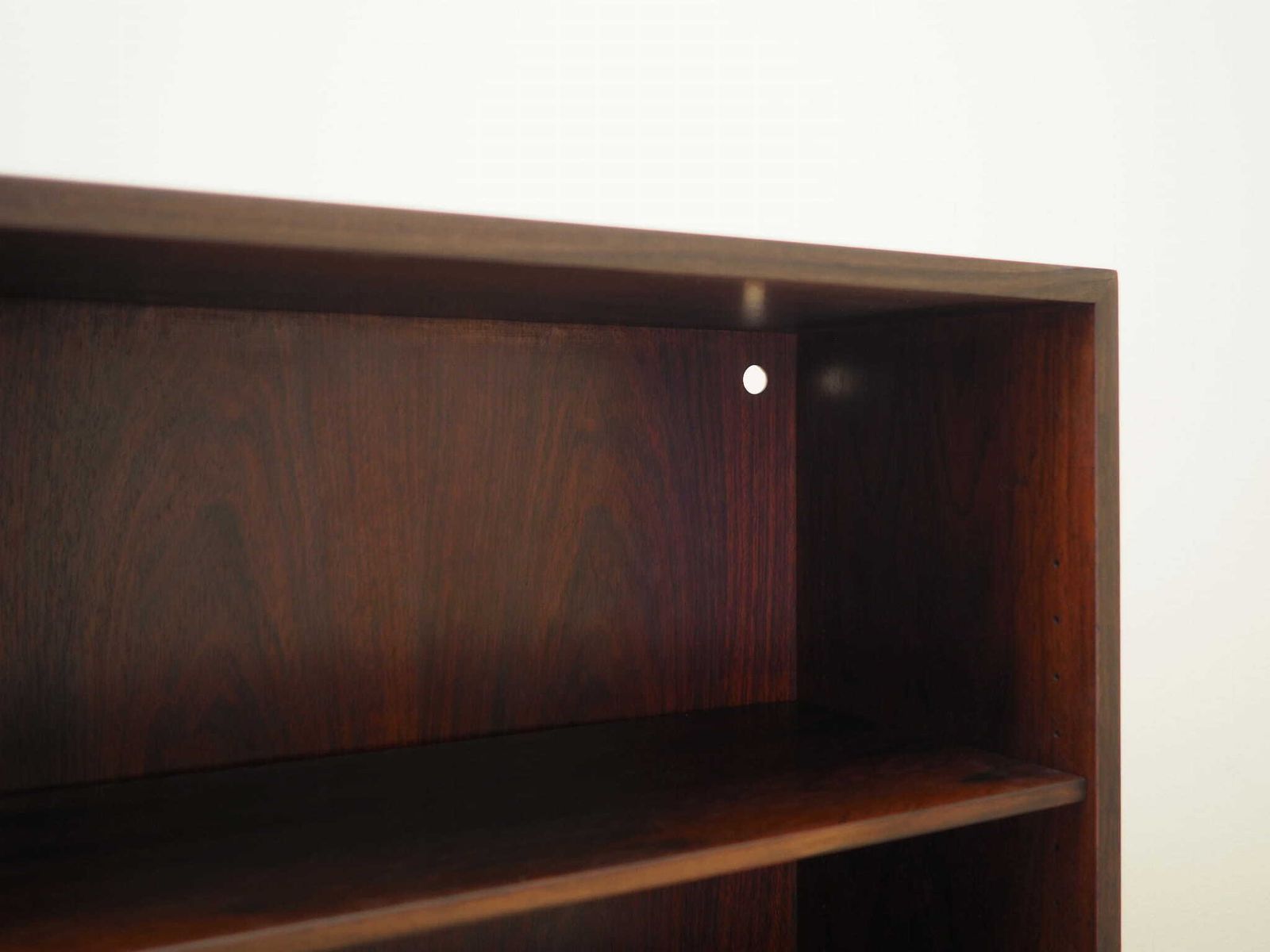 photo furniture Mahogany Bookcase, Danish Design, 1970s, Manufacturer: Omann Jun