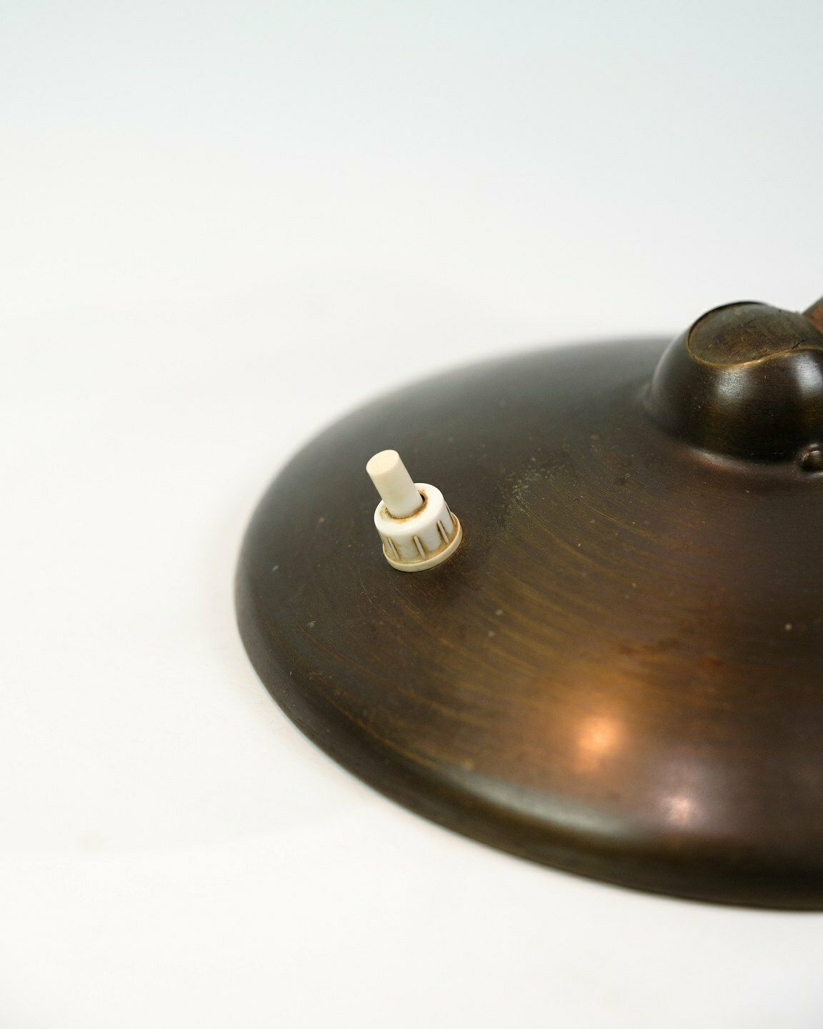 Desk Lamp Made In Burnished Brass From 1950s photo 630.0
