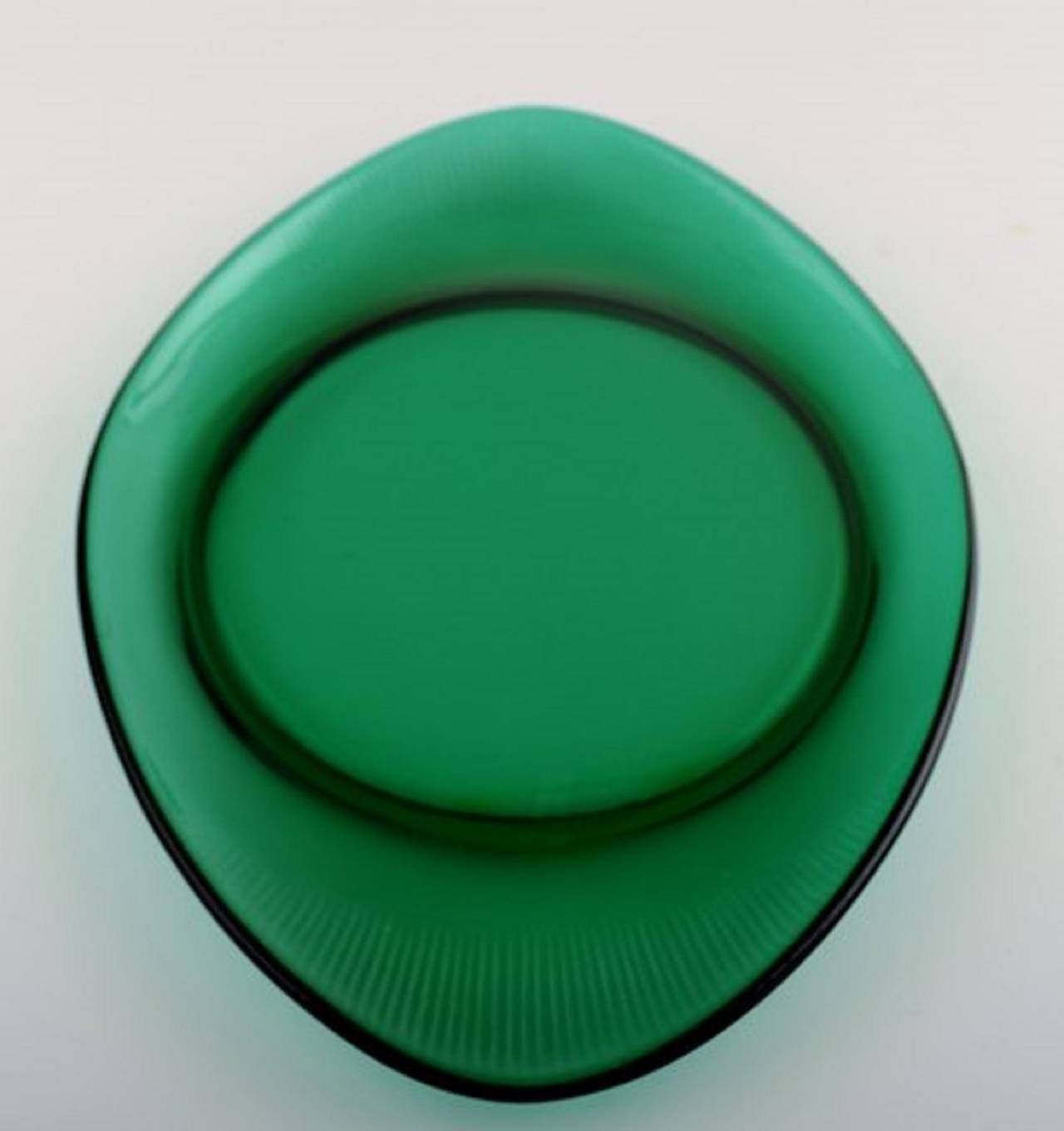 Eight Lobster Dishes In Green Glass By Josef Frank photo Home Decor