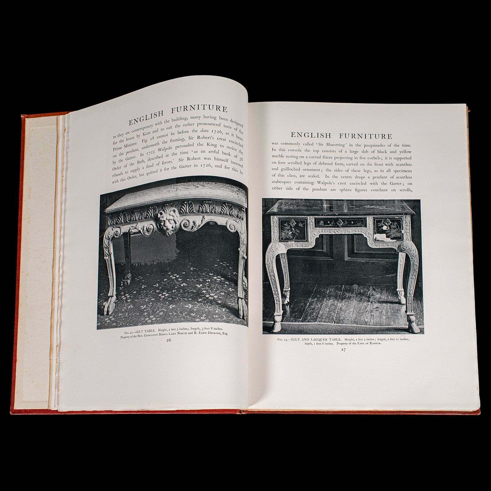 4vol Antique Reference Book Set, British Furniture, English, Macquoid, Edwardian photo 325.0