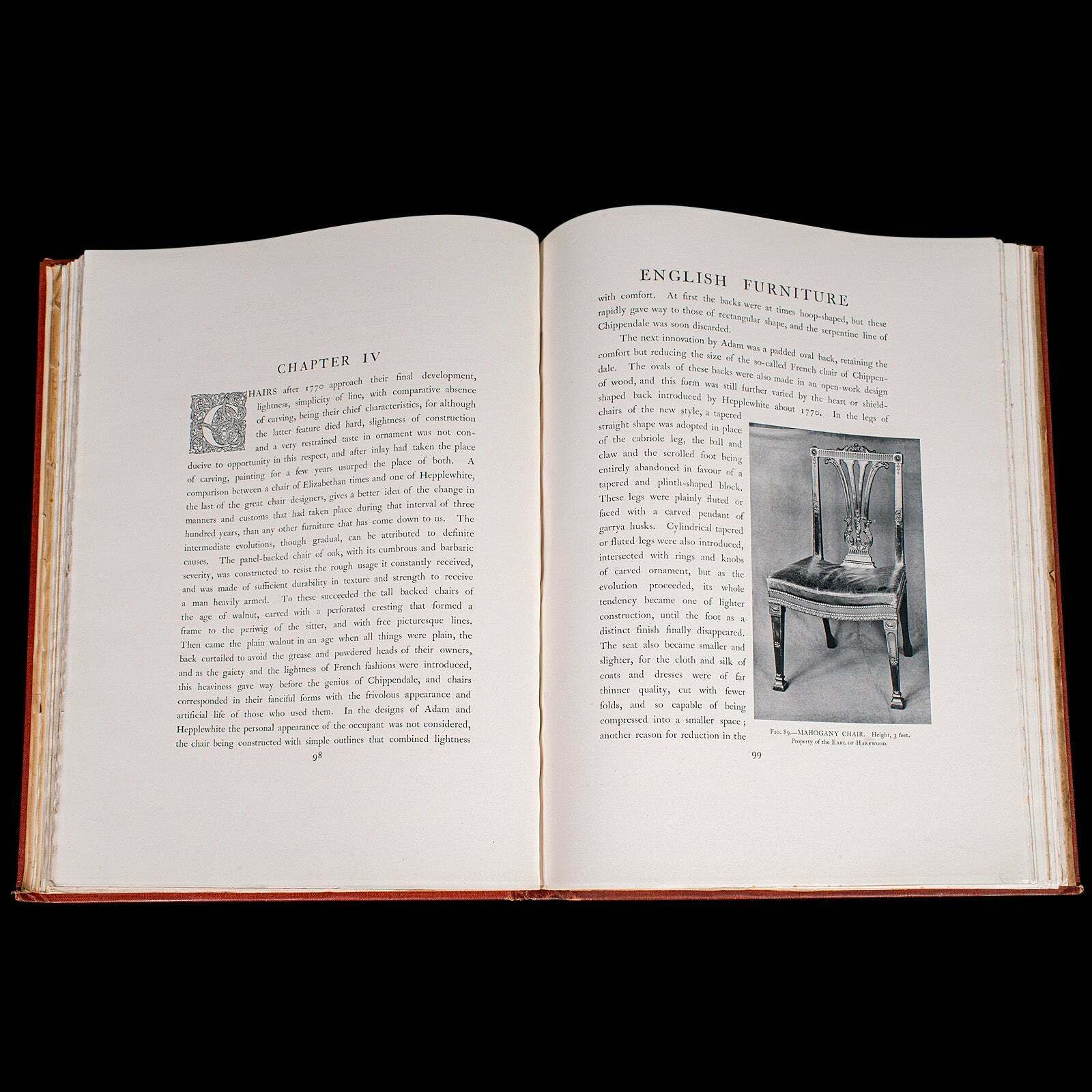 photo for sale 4vol Antique Reference Book Set, British Furniture, English, Macquoid, Edwardian
