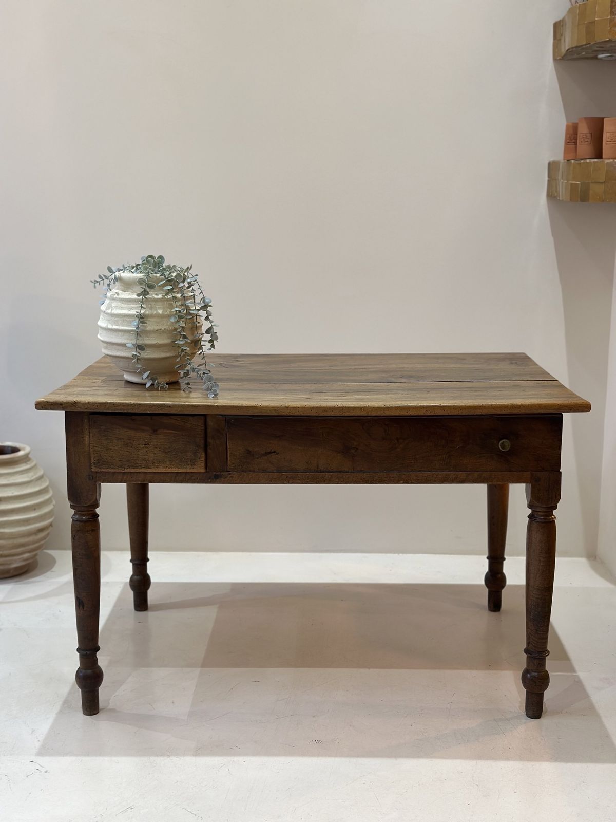 Vintage Wooden Farm Table, 1800s photo furniture