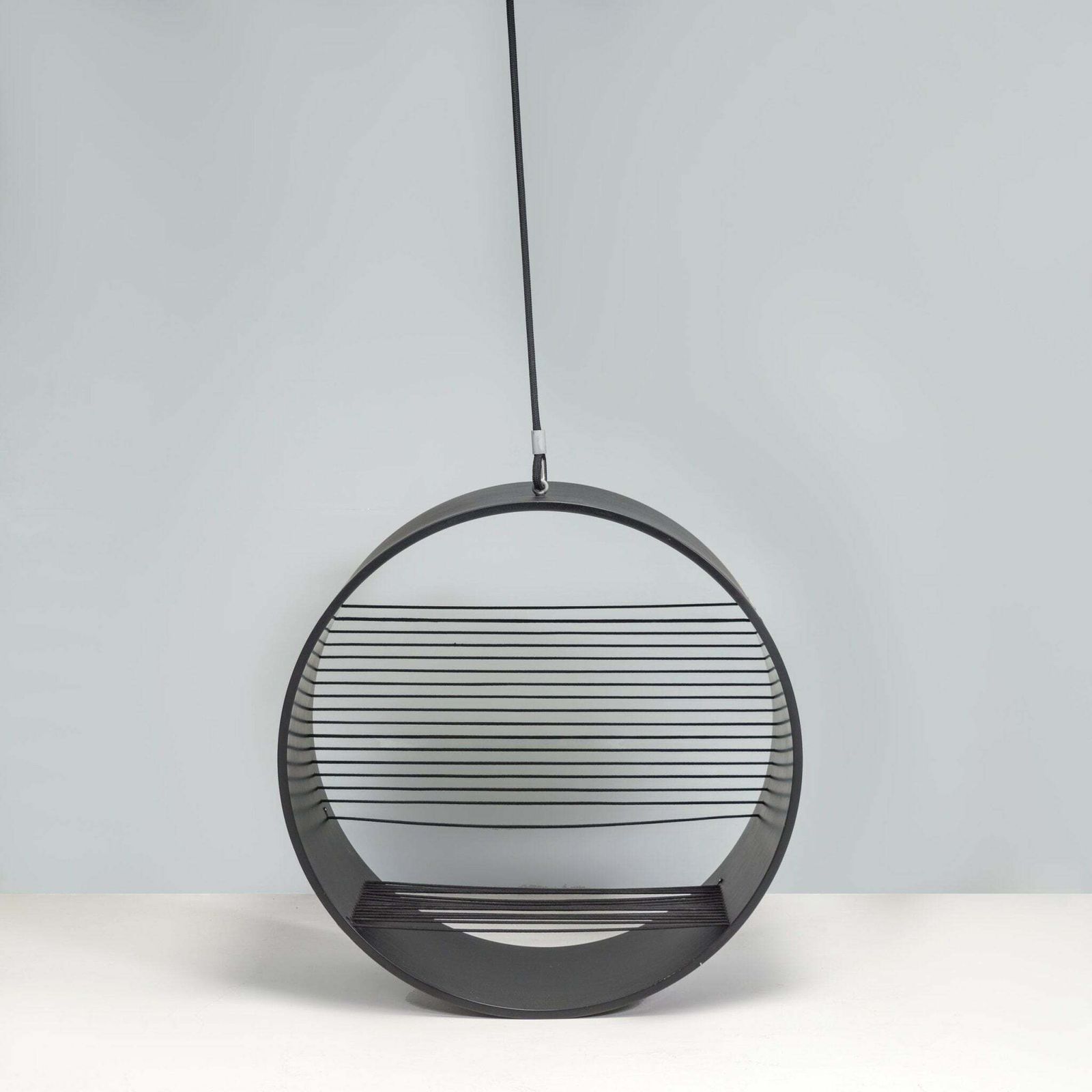 Hanne Kortegaard Black Oak Anello Hanging Chair photo for sale