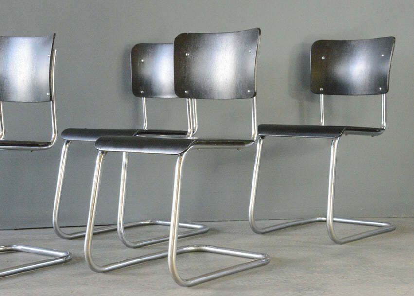 Bauhaus Cantilever Chairs By Pohlschröder Circa 1930s photo vinterior