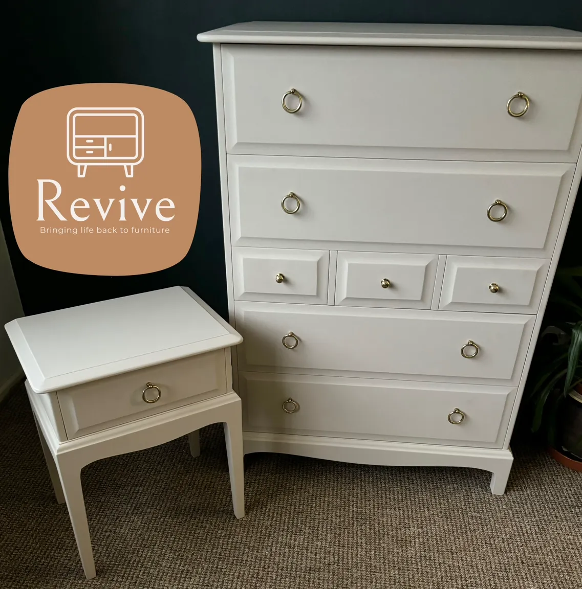 Stag Chest Of Drawers Tallboy 7 Drawer Colour Of Choice Free Delivery