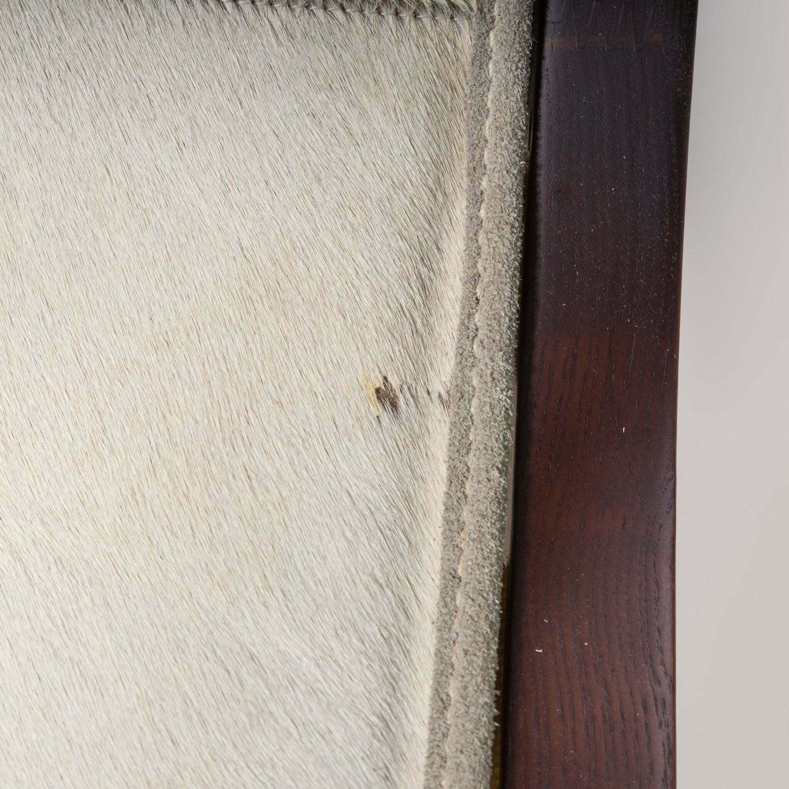 photo for sale B&B Italia By Antonio Citterio Cream Pony Hair Leather J.J. Armchair