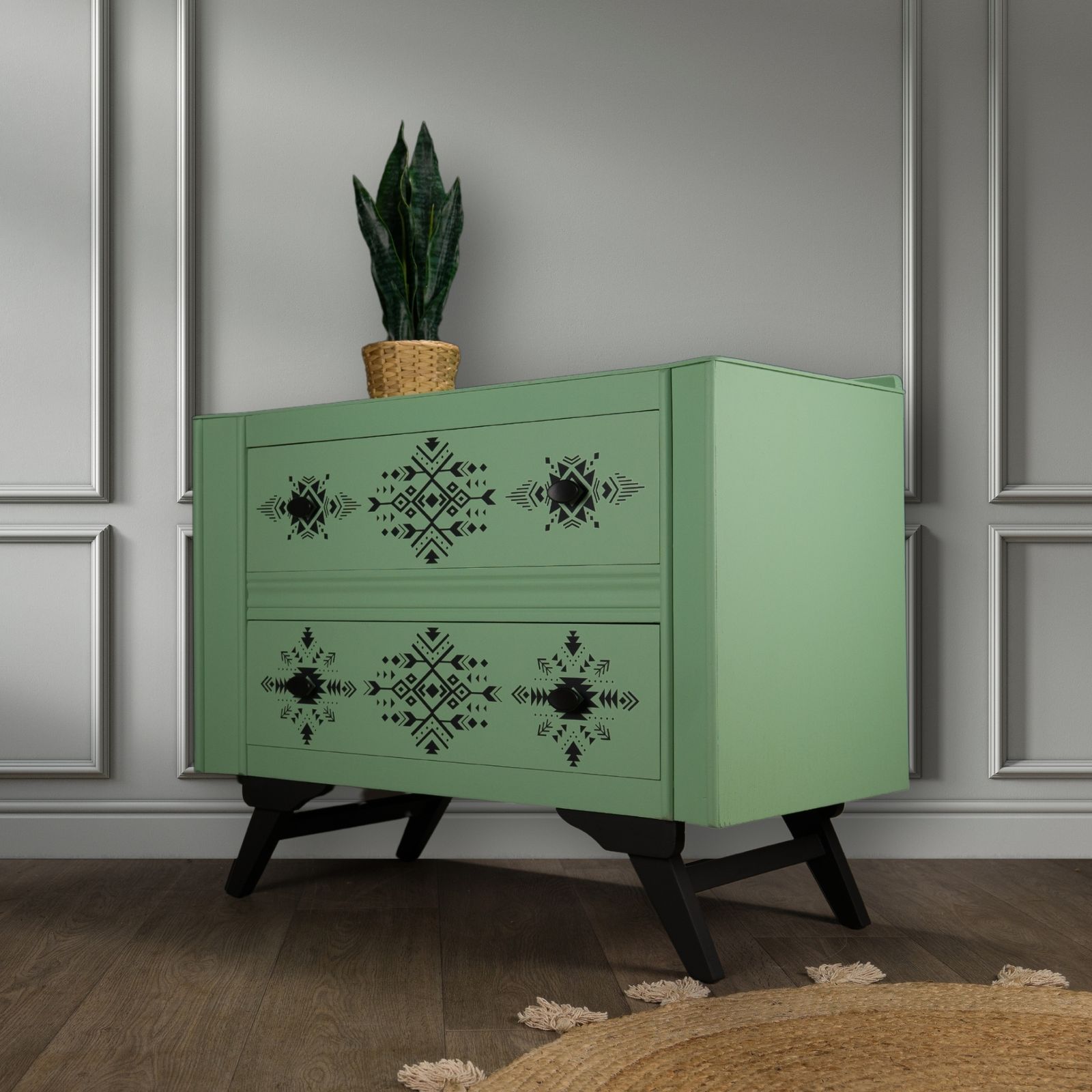 Vintage Mcm Mid Century Chest Of Drawers photo furniture