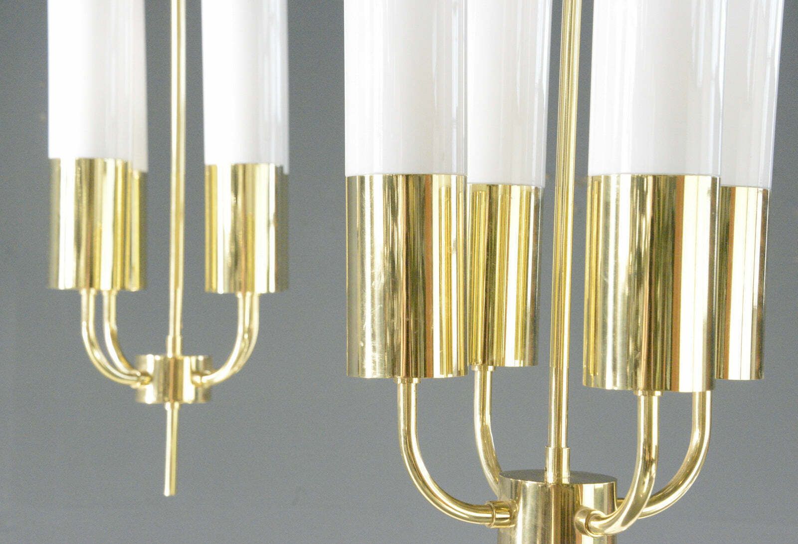 Brass Church Lights By Glashütte Limburg Circa 1970s photo Lighting