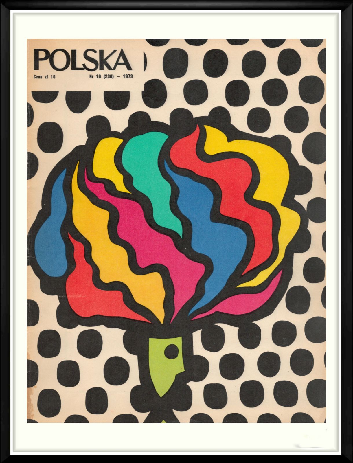 Two Framed Covers Of Polska Magazine, "Fantazja", Author. Jan Młodoczeniec 1973 photo furniture