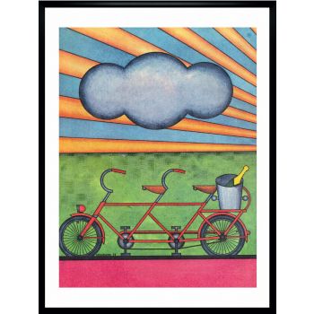 Two Framed Covers Of Polska Magazine By Andrzej Krajewski, 1974 photo furniture
