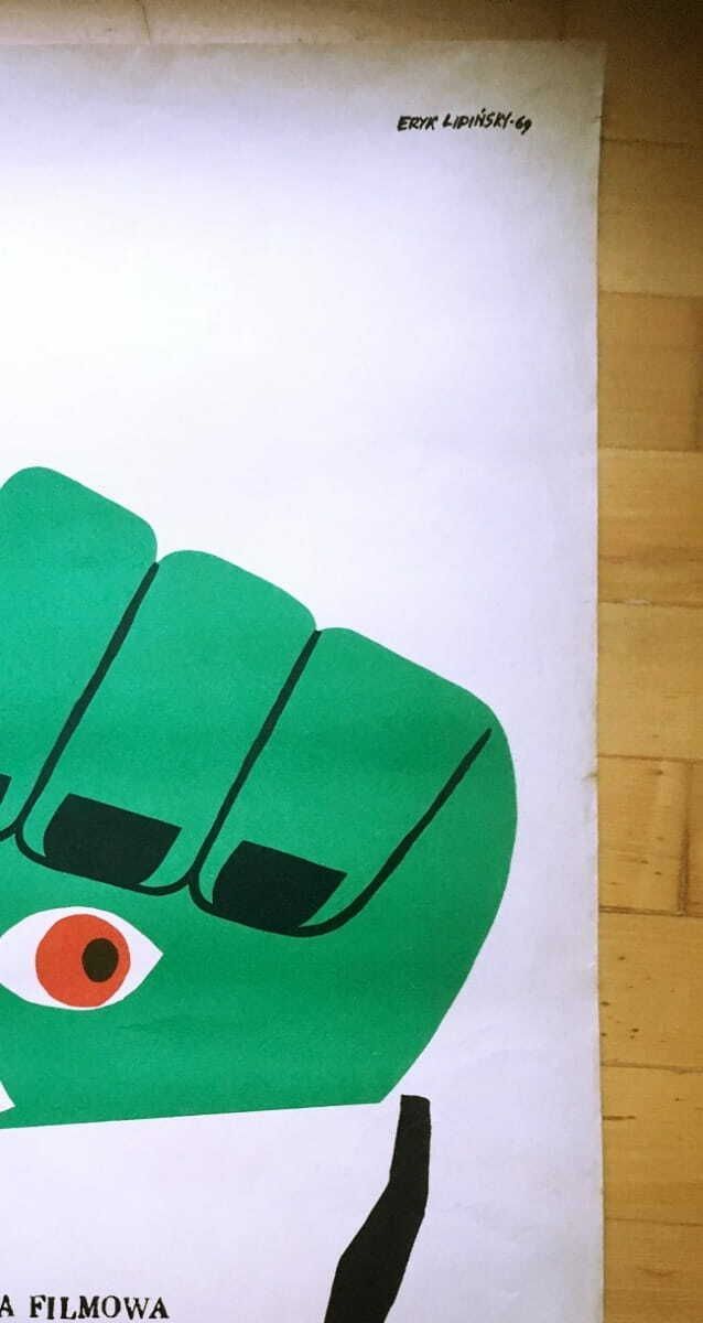 Poster For The Soviet Comedy Film "The Diamond Hand", Author Eryk Lipinski, 1967 photo furniture