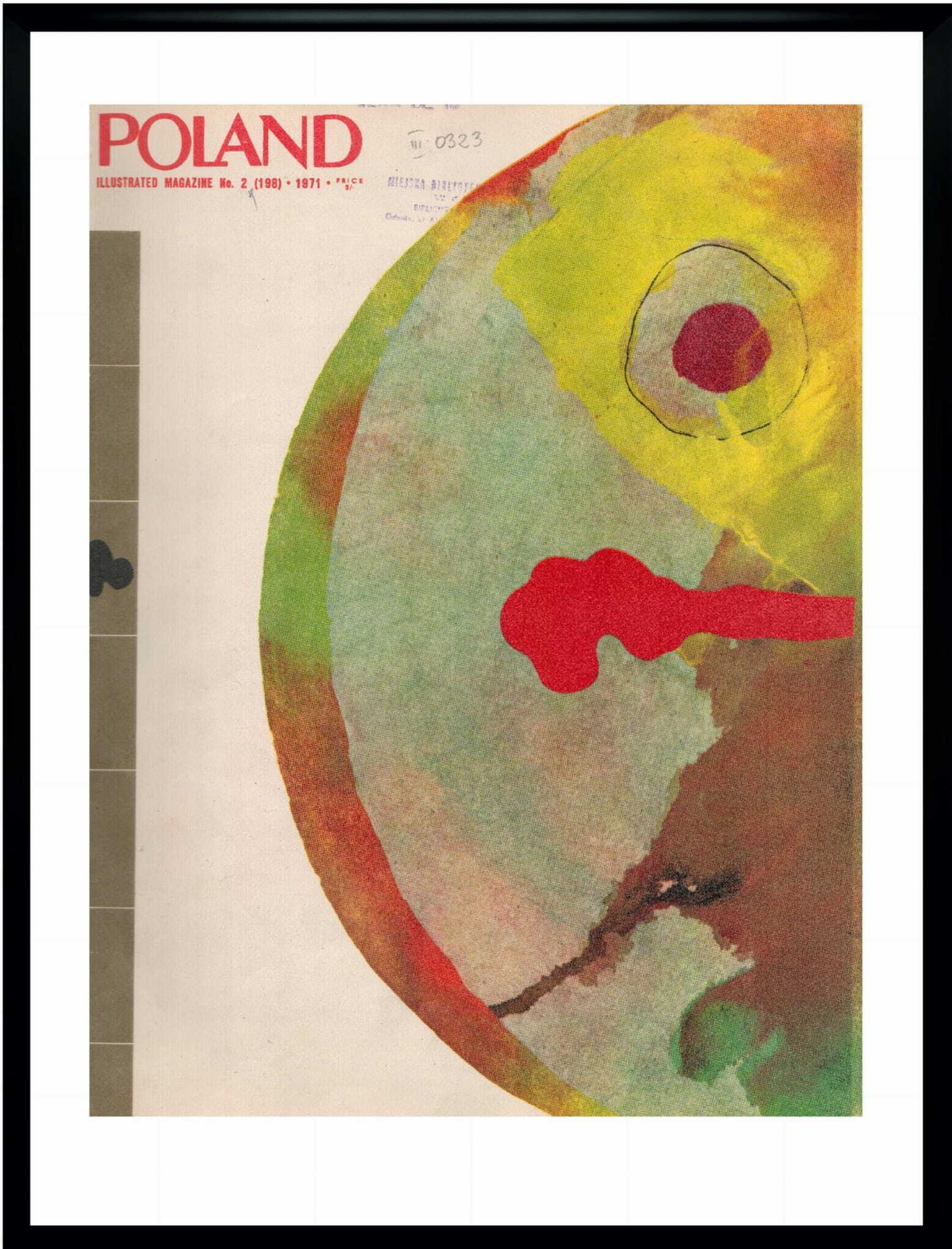 Two Framed Covers Of Polska Magazine, February 1971, Cars. Maciej Urbaniec photo Art