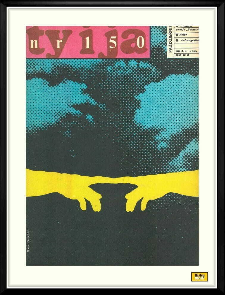 Framed Cover Of The Monthly Magazine Ty I Ja, Author: Roman Cieślewicz, 10/1972