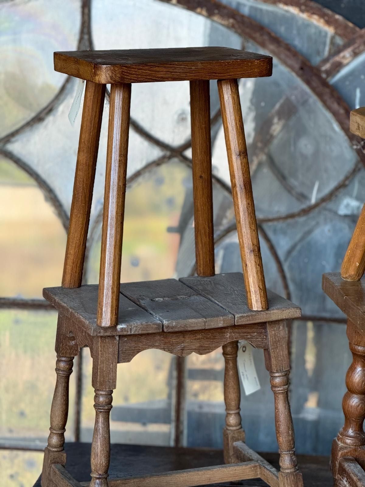 Collection Of 10 Antique Stools For Farmhouse Tables photo Furniture
