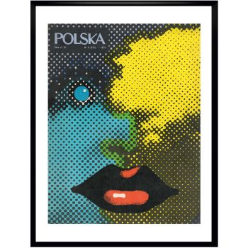 Framed Cover Of Polska Magazine From 1974, Author: Roman Cieślewicz