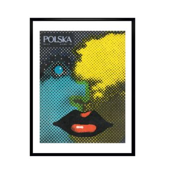 Framed Cover Of Polska Magazine From 1974, Author: Roman Cieślewicz photo furniture