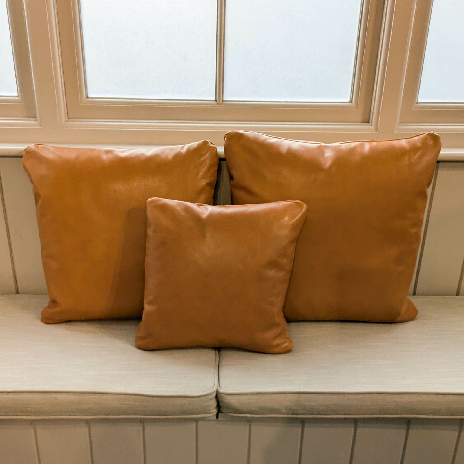 Ccc1 One Of Our Luxury Leather Cushions 3 Sizes Available photo for sale