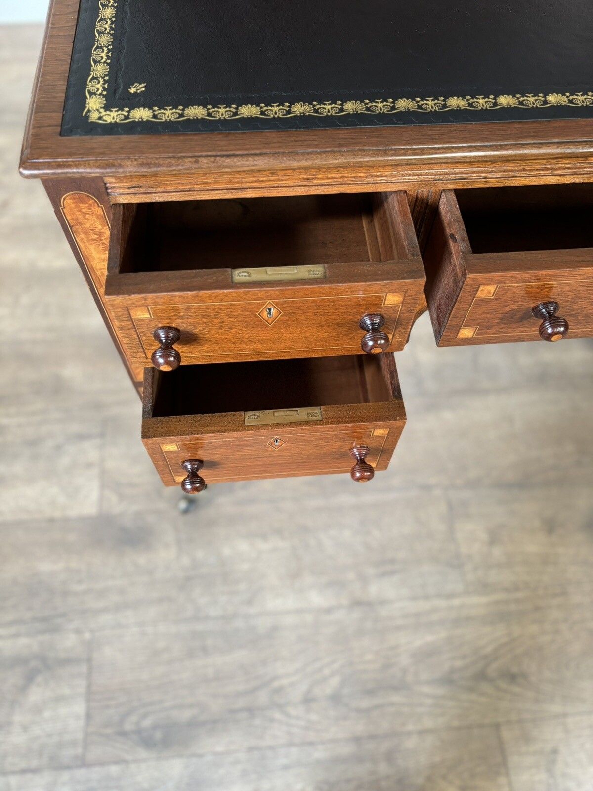 Furniture An Unusual Antique Late Victorian Desk photo