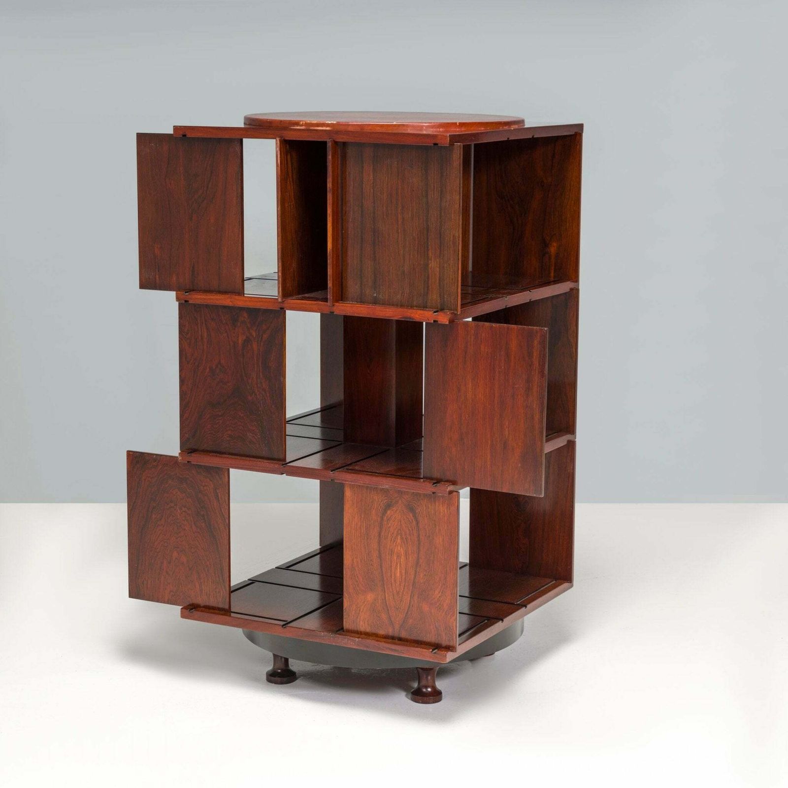 Gianfranco Frattini For Bernini Rosewood Modello 823 Bookshelf, 1960s photo 2450.0