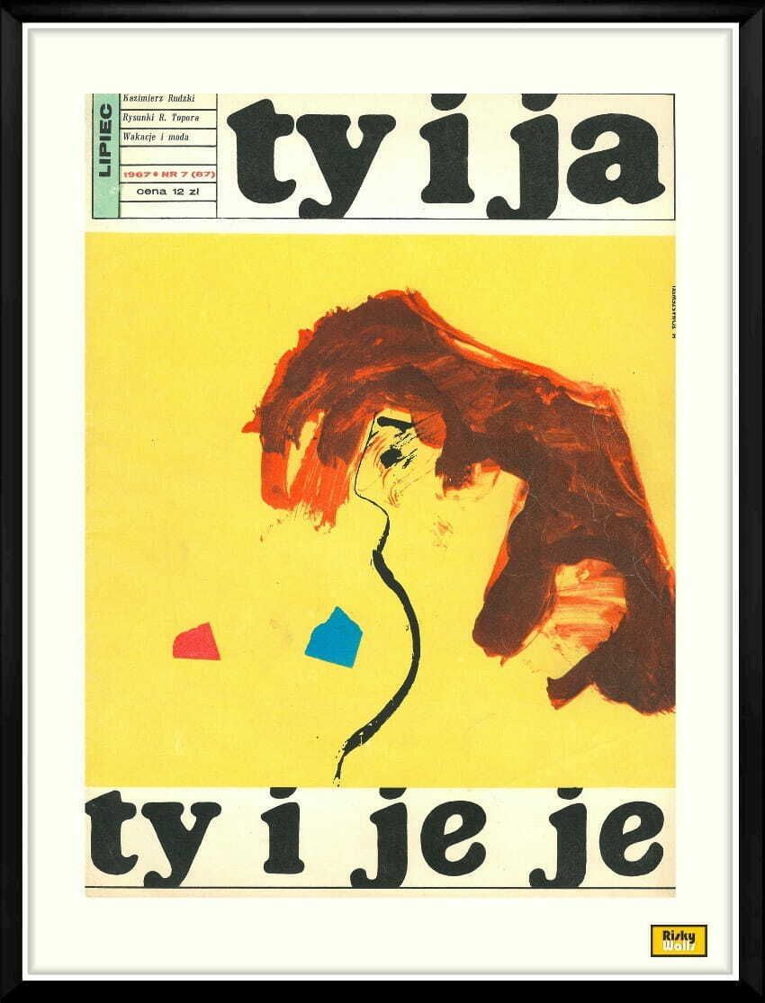 The Cover Of The Monthly Magazine Ty And Ja, Cars. Henryk Tomaszewski, 07/1967
