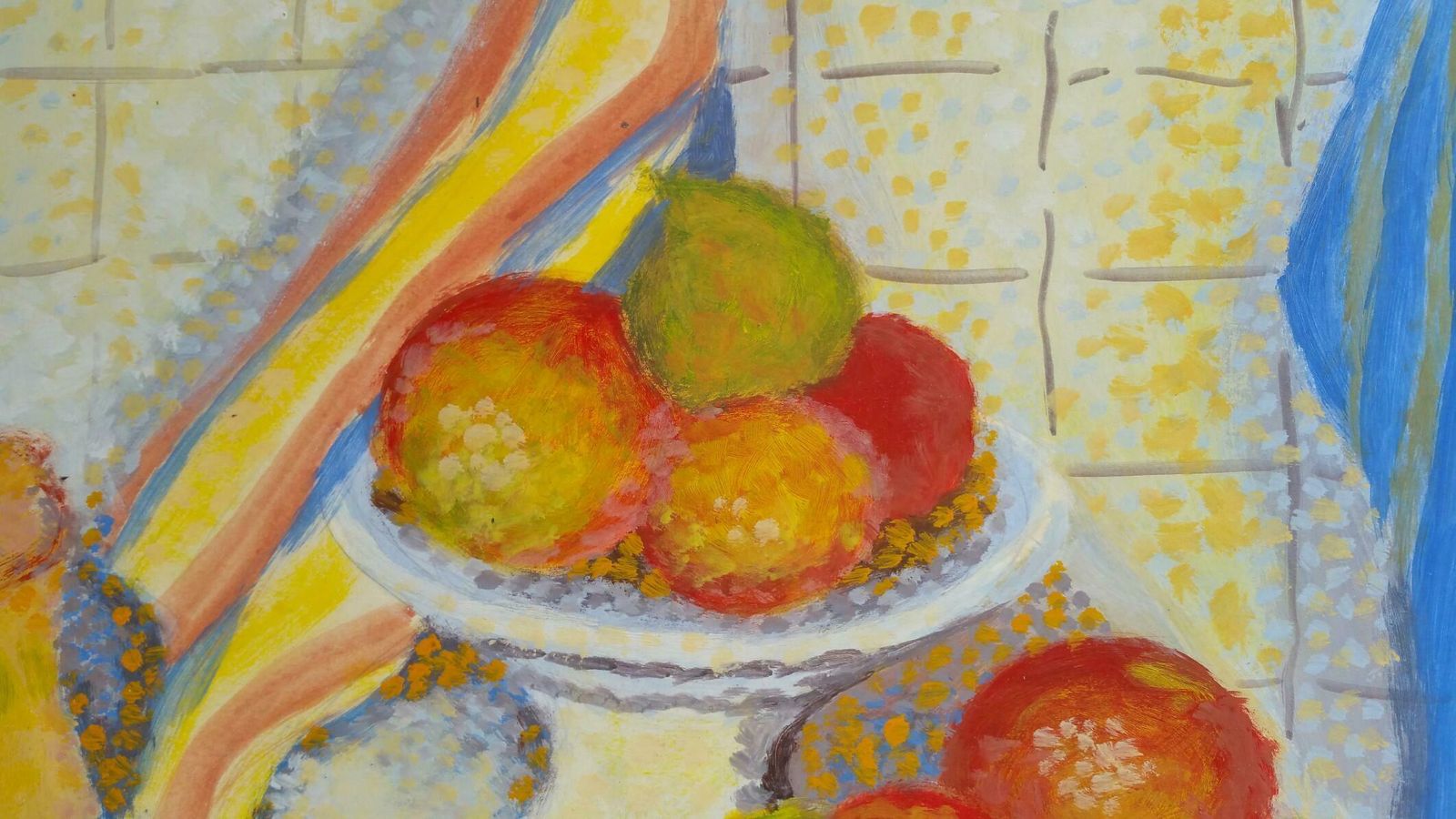 Louis Bellonfrench Neo Impressionist Still Life Pointillist Mid 20th Century Paintingc. 1950s photo vinterior