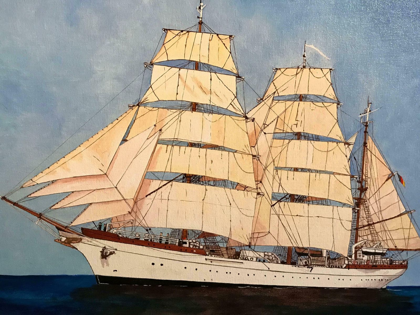 Louis Letouchethe Gorch Fock II Tall Ship Of The German Navyc. 2003 photo for sale
