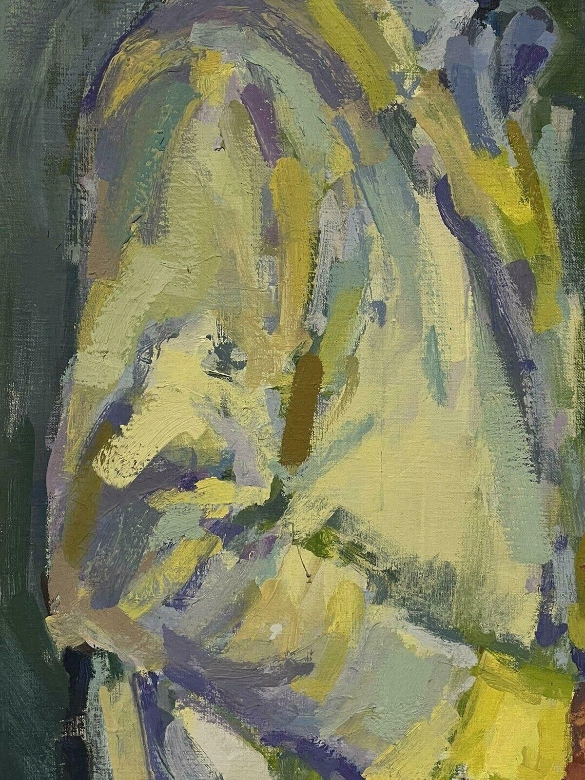 Douglas Stuart Allenlarge Impressionist Oil Painting   Self Portrait Of Douglas Allen20th Century photo for sale