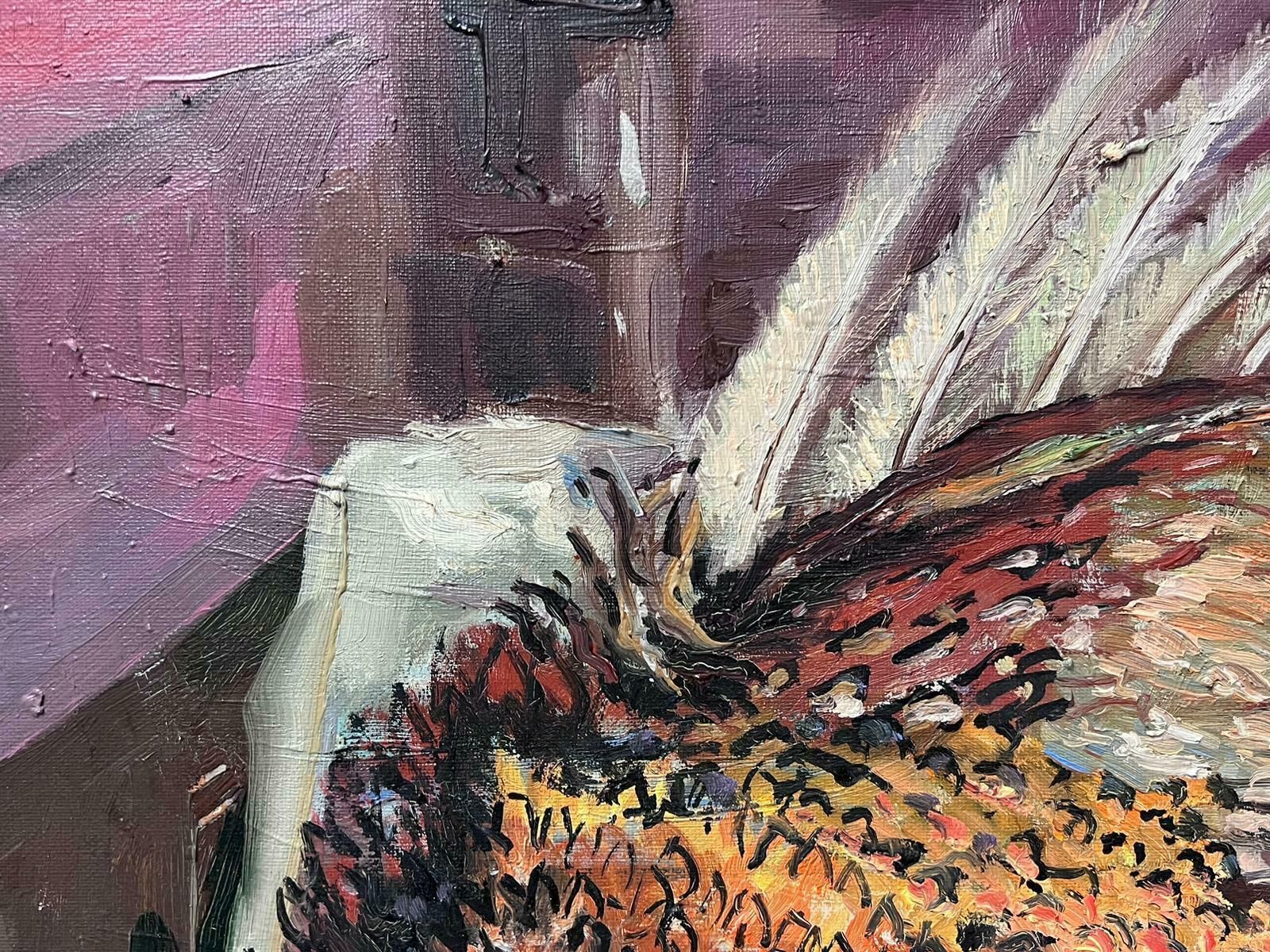 Georges Bordonovecontemporary French Impressionist Oil Still Life Dead Game Pheasant photo 562.0