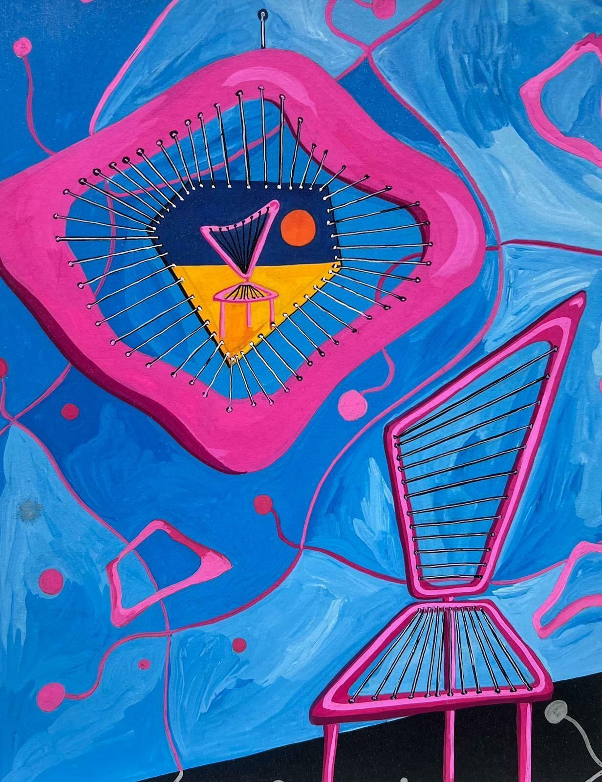 Sally Vaughancontemporary British Abstract Original Painting1990