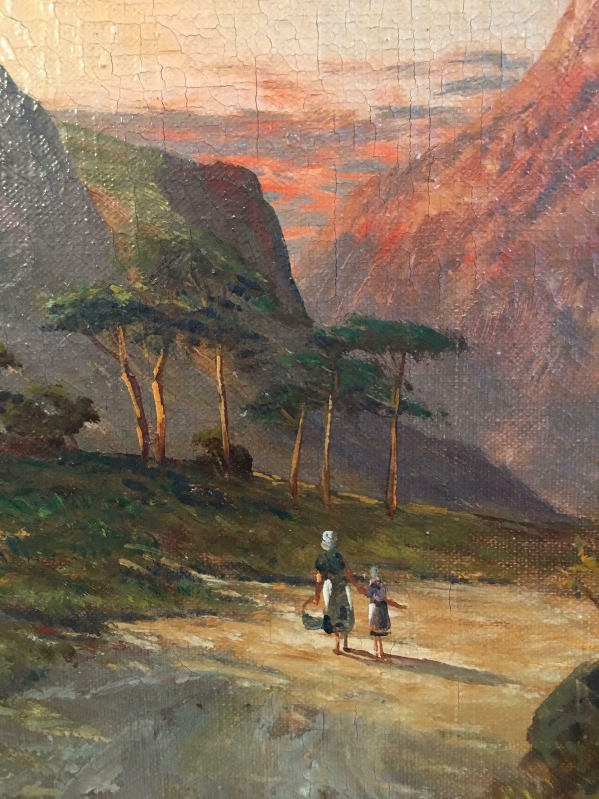 Francis E. Jamiesonhazy Sun On The Mountains, Scottish Glen 'Glen Coe' Signed Oilc.1920s photo 1889.0