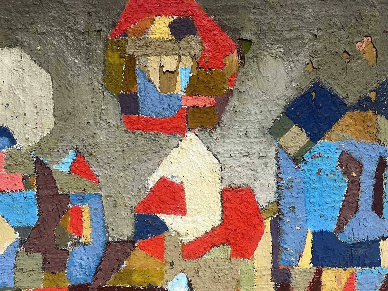 Jean Besnardamazing Mid 20th Century Cubist Abstract Cubist Oil Painting Listed Artist photo Art