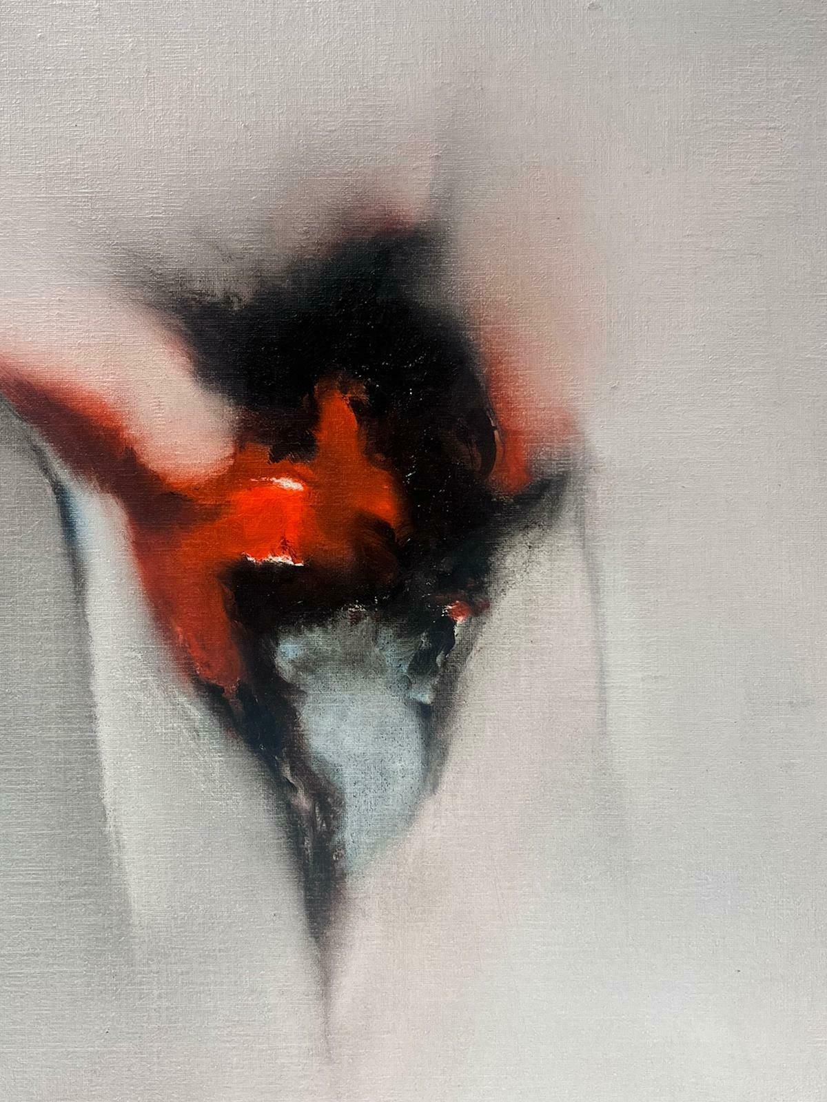 Jack Penouelred & Black French Abstract Expressionist Surrealist Oil Painting 20th Century photo vinterior