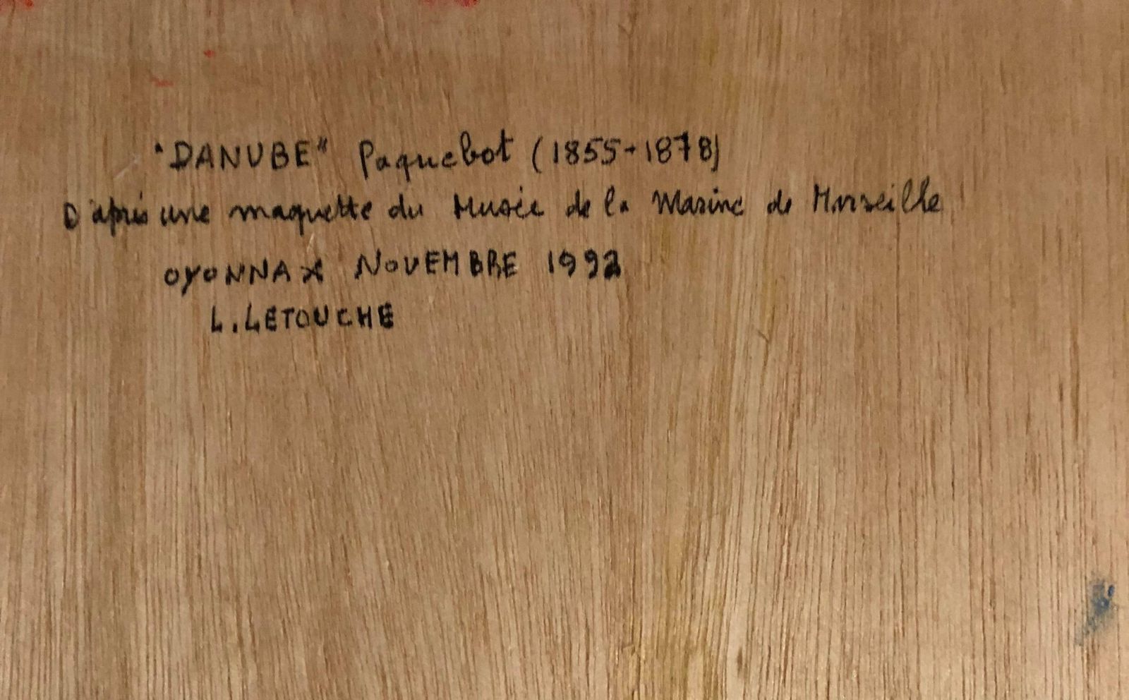 Louis Letouchedanube, Signed Oil Paintingc. 1992 photo 715.0