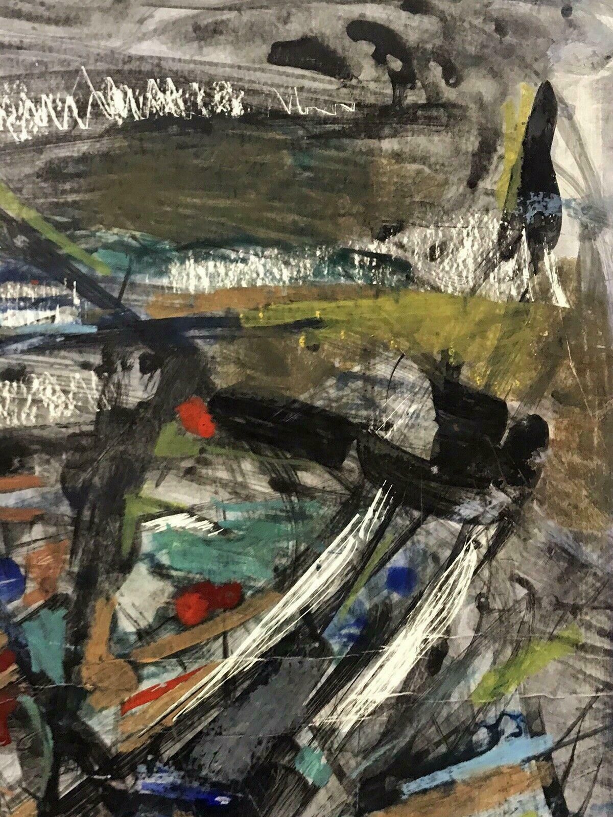 Unknown1980's French Abstract Oil Painting   Signed & Dated   Amazing Shapes And Colour20th Century photo for sale