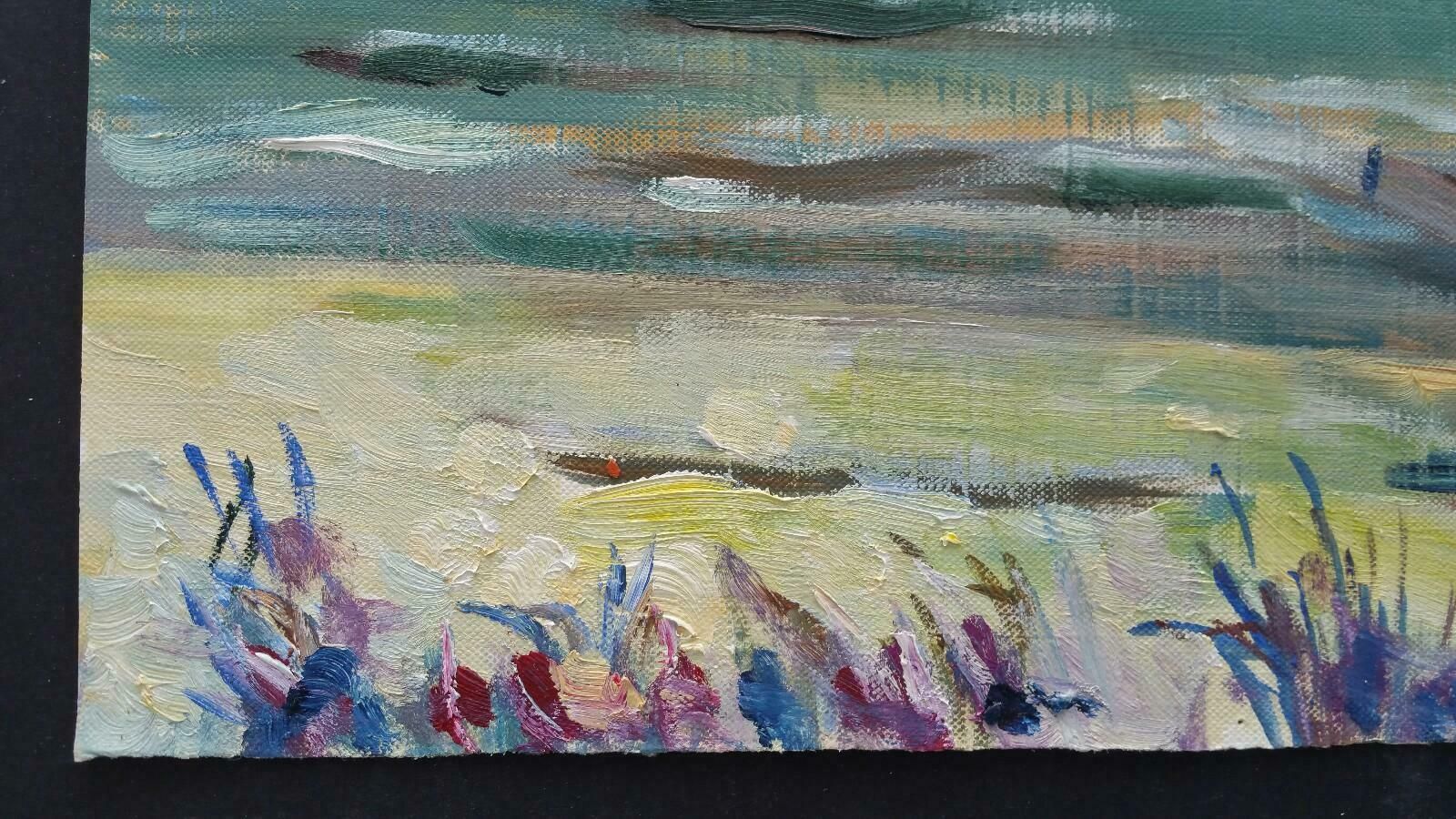 Unknown20th Century French Oil Painting A Summer Sea Viewlate 20th Century photo buy