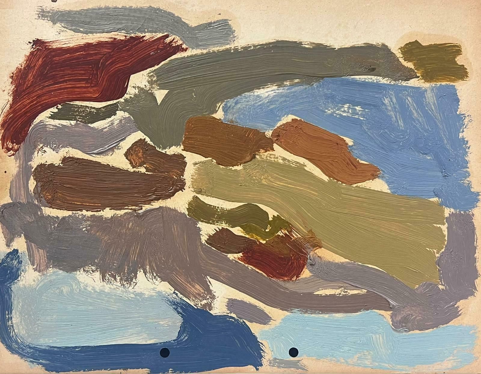 Elisabeth Hahn20th Century German Modernist Oil Painting Sea Colours Abstract20th Century